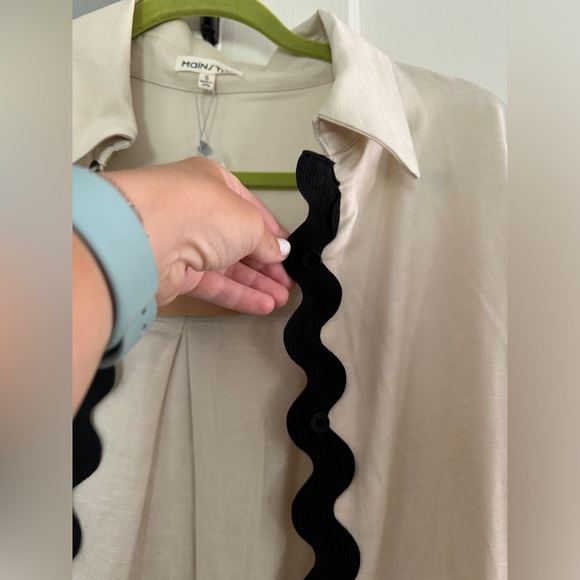 Boutique Main Strip Ric Rac Trip Short Set Small NWT - Picture 5 of 10